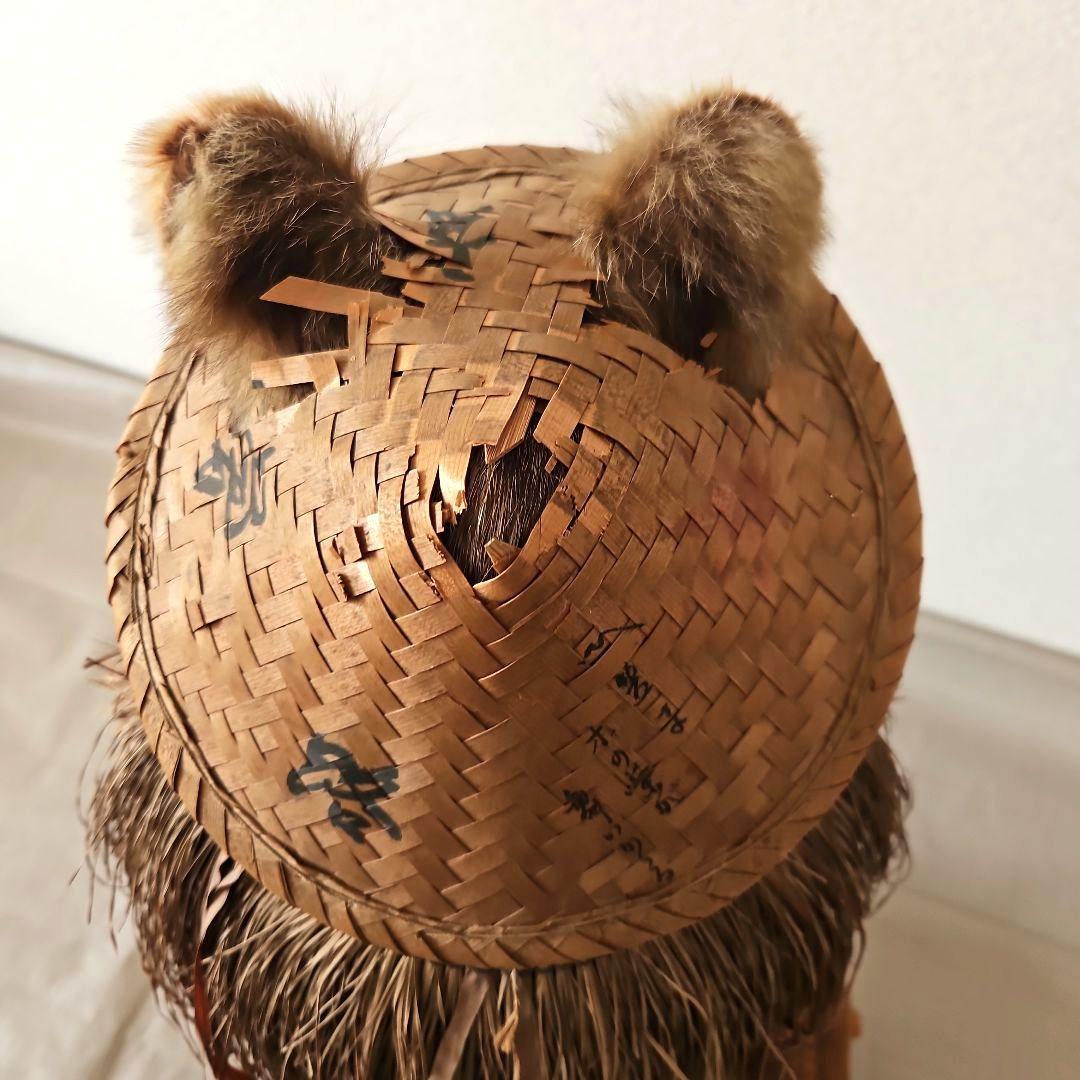 タヌキ 狸 鳥獣 剥製 本物 縁起物 商売繁盛 出世運 天然木 台座付き