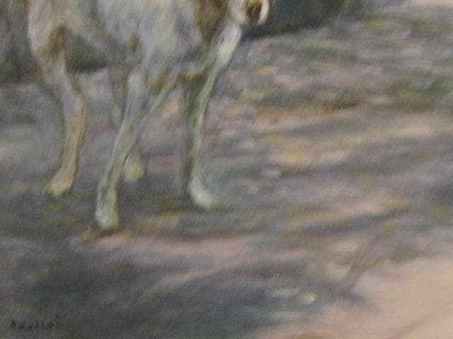 松井叔生、追想・白鷺晴日、希少な額装用画集より、新品高級額装付、状態良好