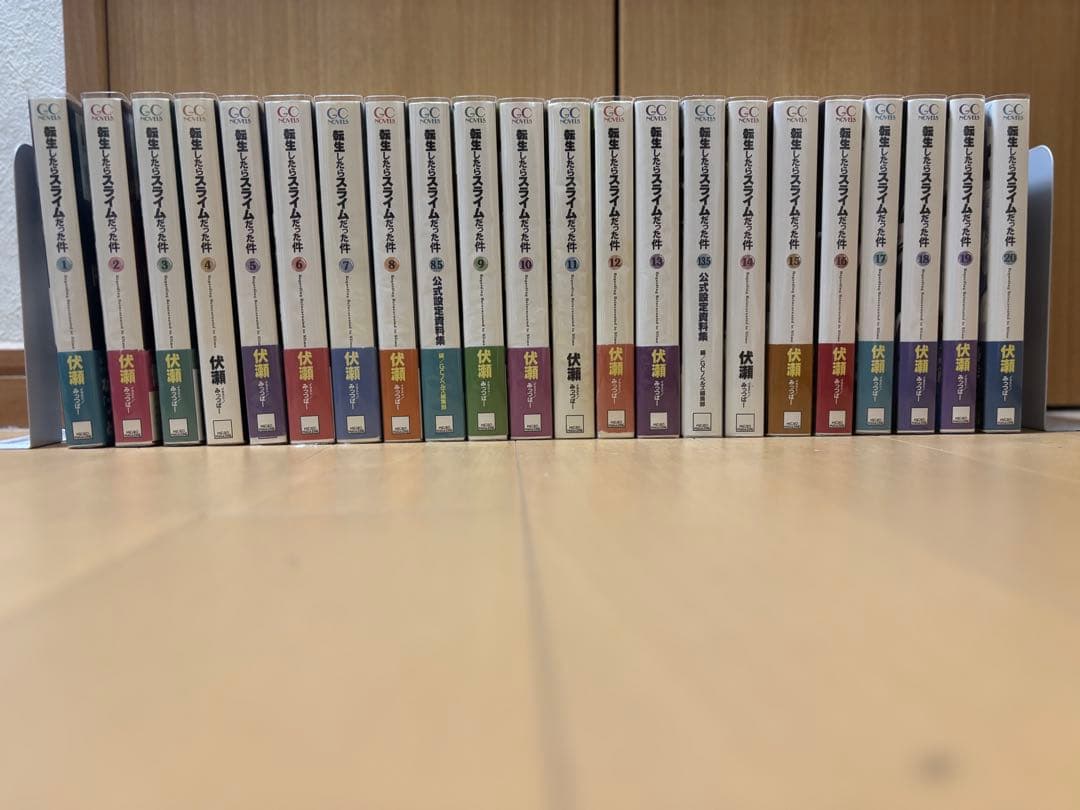 転生したらスライムだった件 小説1-20 巻+8.5巻+13.5巻