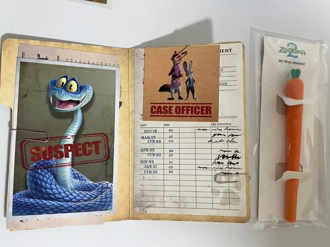 ズートピア2 映画 入場者特典 韓国限定 5週目 1セット 蛇皮なし - メルカリ