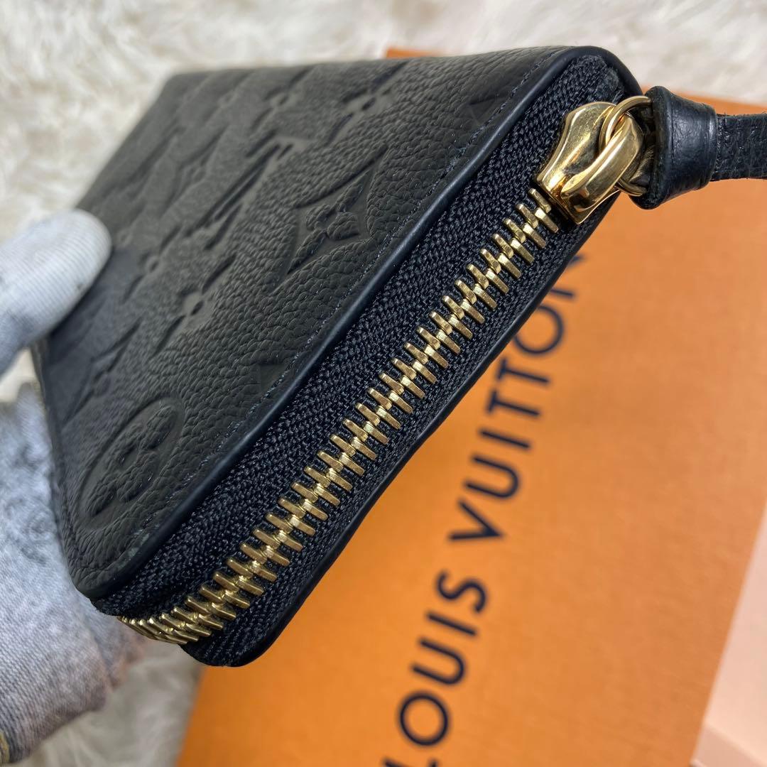 【未使用級】モノグラム アンプラント ジッピーウォレット ノアール FRID搭載