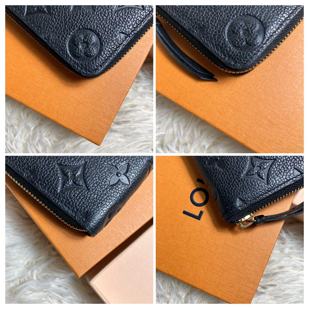 【未使用級】モノグラム アンプラント ジッピーウォレット ノアール FRID搭載