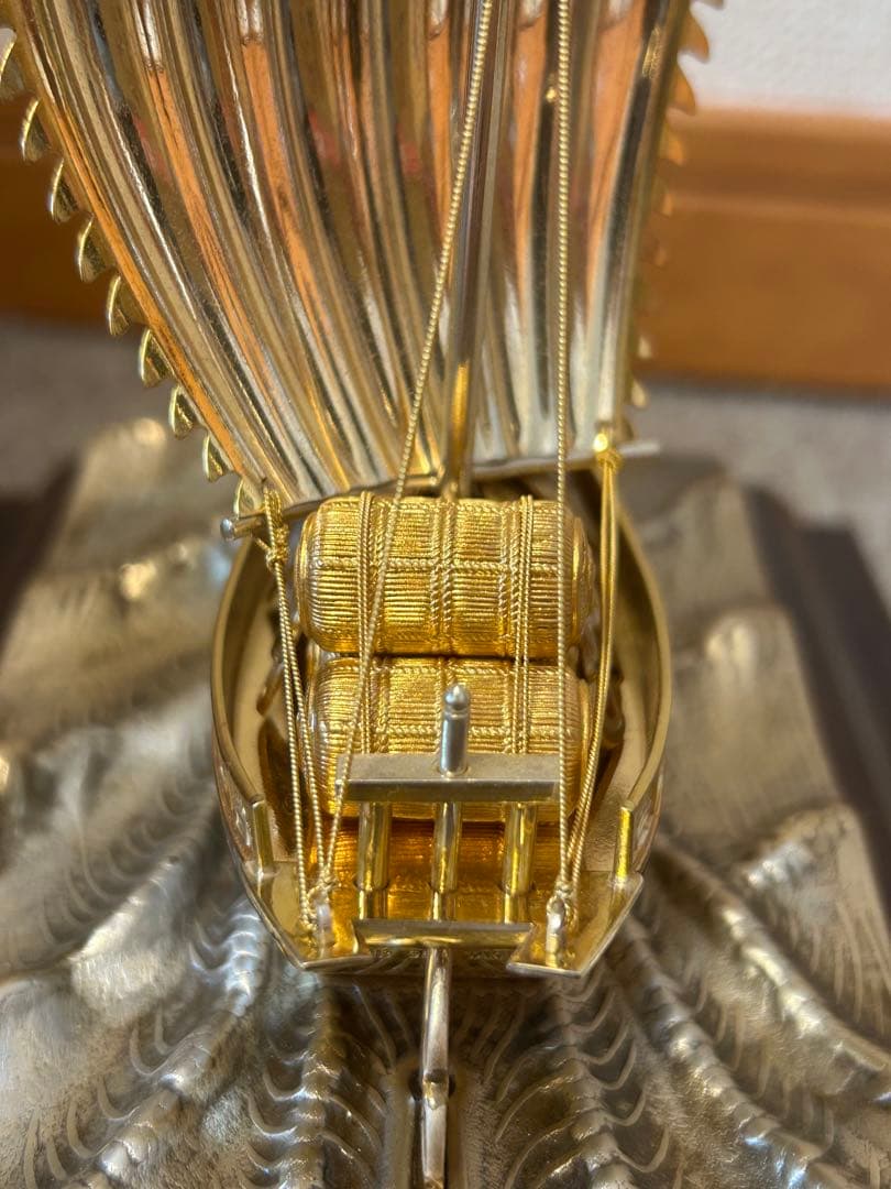 銀製 宝船 武比古作 6号(房)銀船 本体SILVER985