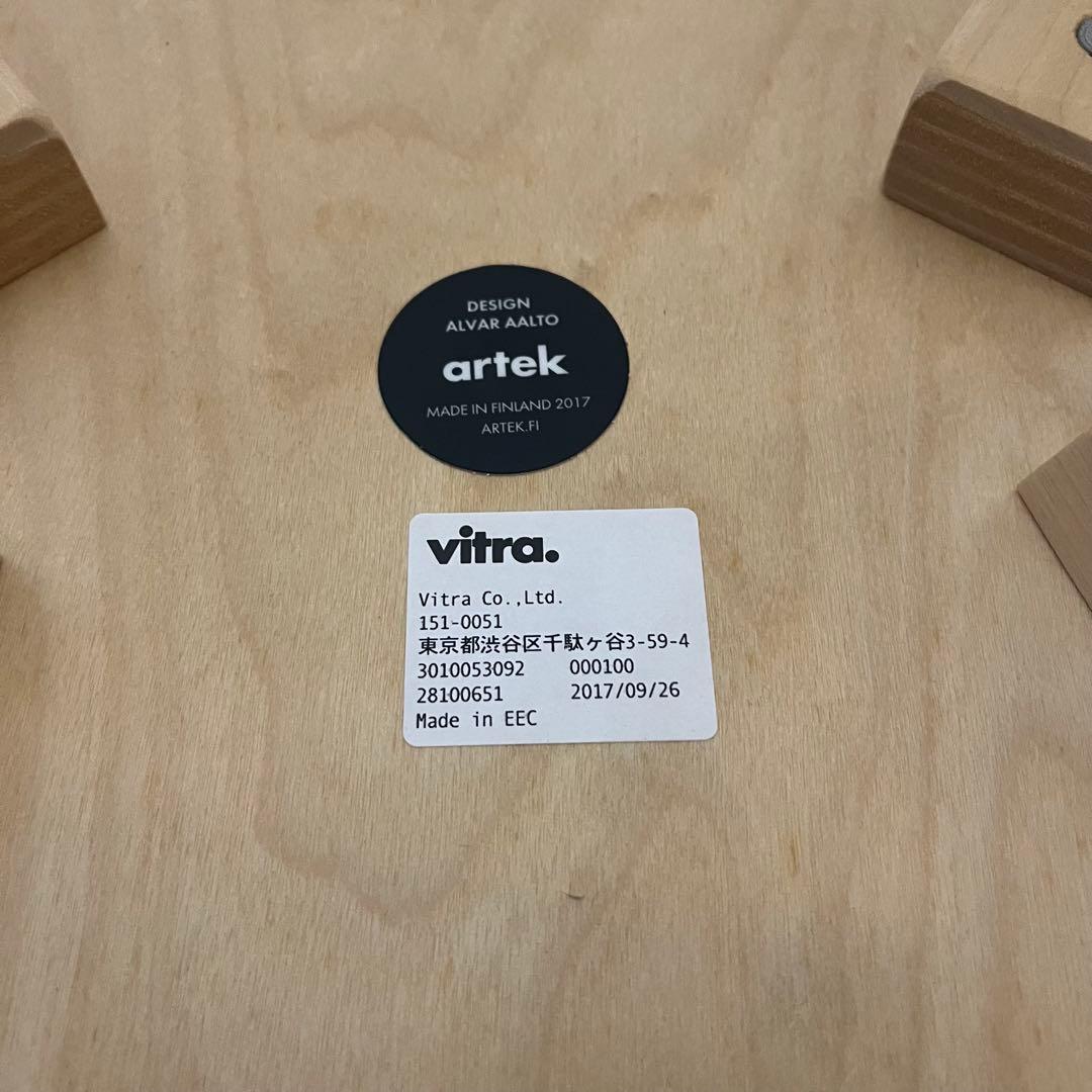 ① artek アルテック ハイチェア K65 ナチュラル　美品