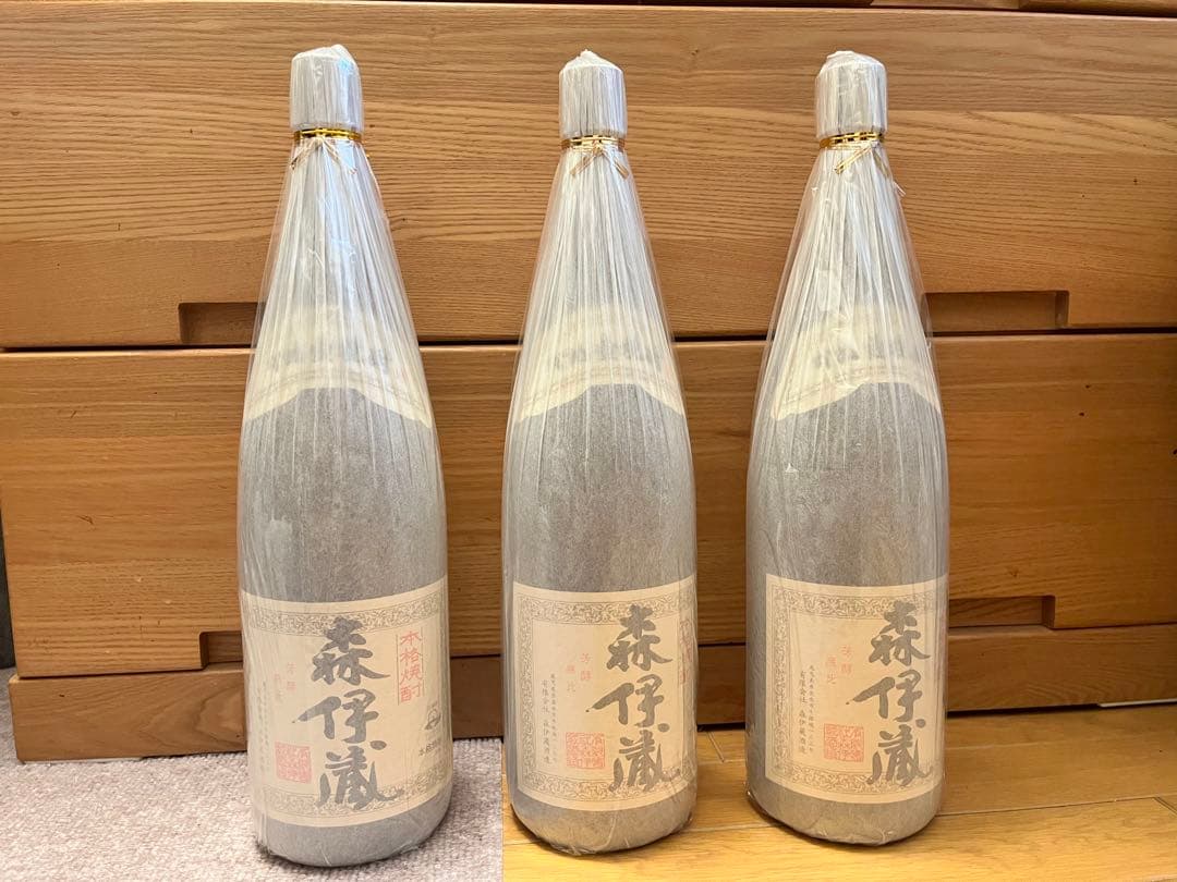 森伊蔵　焼酎　1800ml 3本セット　一升　新品　⑦ 焼酎 森伊蔵 1800ml 3本セット 未開栓 本格焼酎 森伊蔵 1800ml 一升瓶 芋