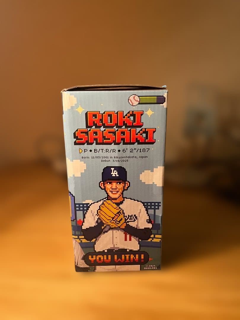 ドジャース 佐々木朗希 スタジアム限定ボブルヘッド（Bobblehead）