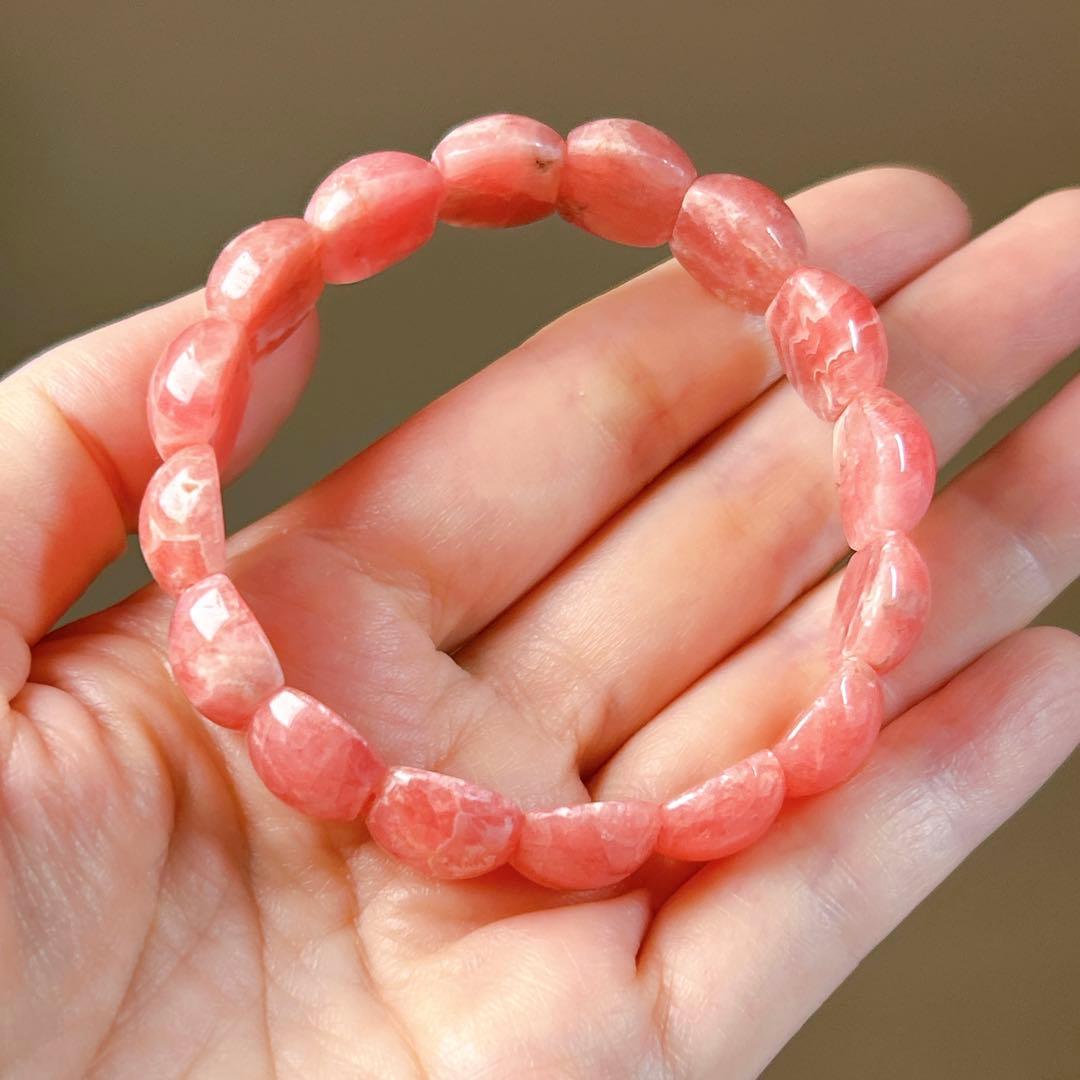 丸っこいインカローズのバングル