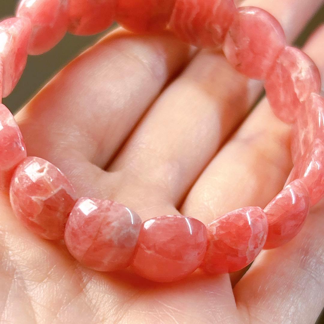 丸っこいインカローズのバングル