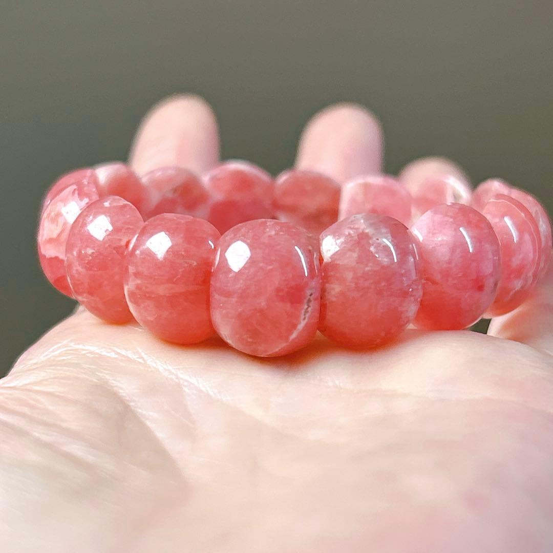 丸っこいインカローズのバングル