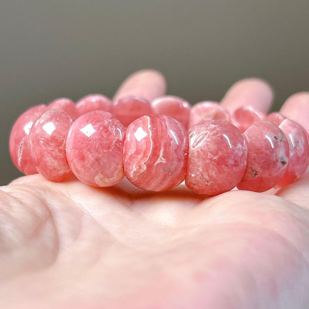 丸っこいインカローズのバングル