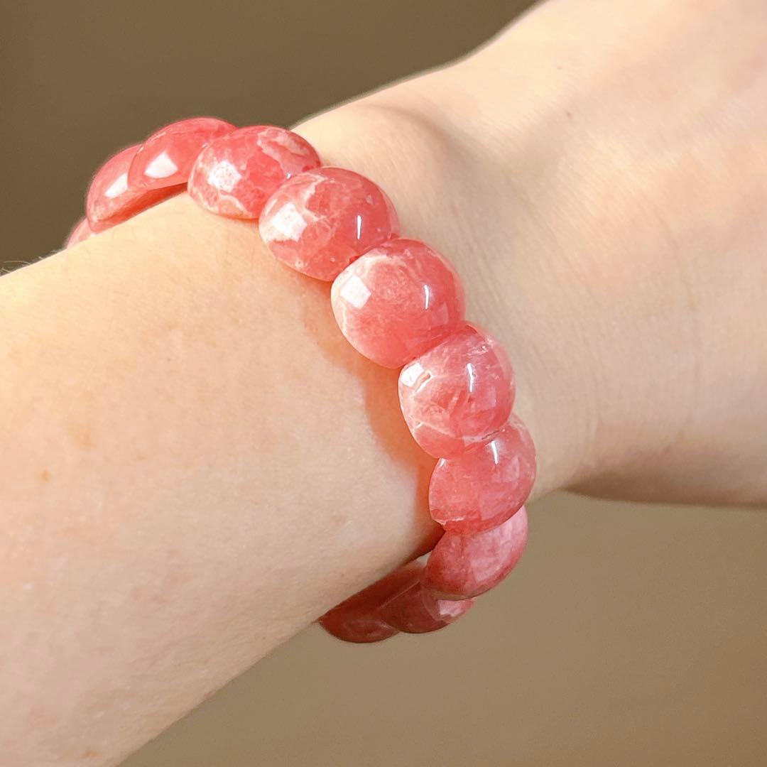 丸っこいインカローズのバングル