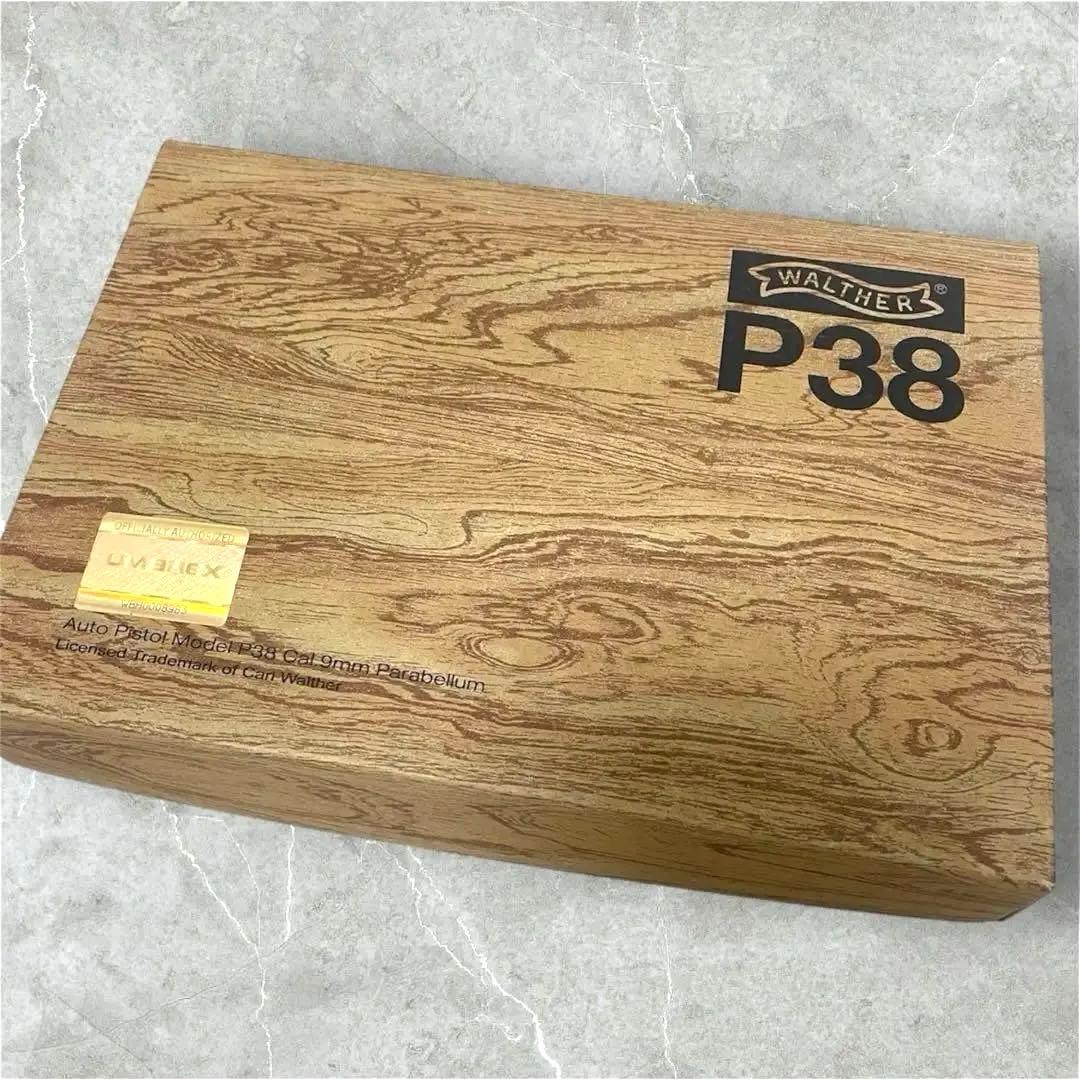 【10日まで限定価格】マルゼンワルサーP38 ガスブローバックモデル ブラック