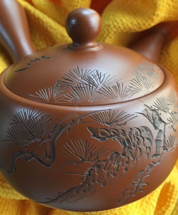 常滑焼 朱泥 茶器セット 鉄瓶兼用急須 大急須