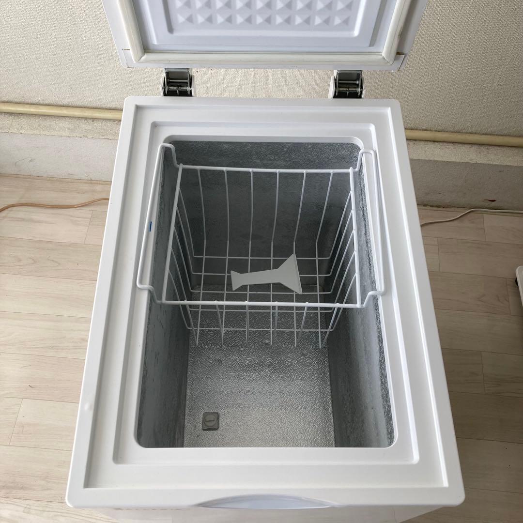 週末セール！アレジア 冷凍庫 63L スリム ストッカーコンパクト2019年製