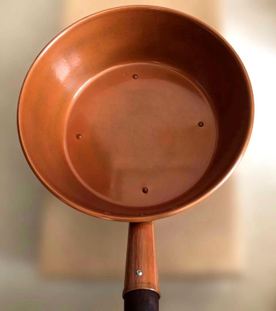 新品】茶道具 銅製 台十能 火起し 丸型 水屋道具