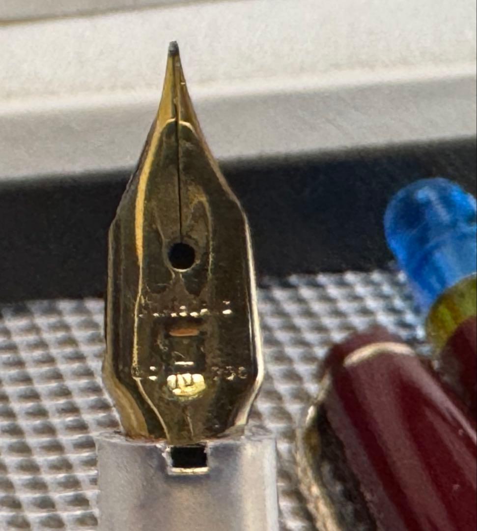 極美品】モンブラン NO12 1960s 万年筆 ボルドー F 18K