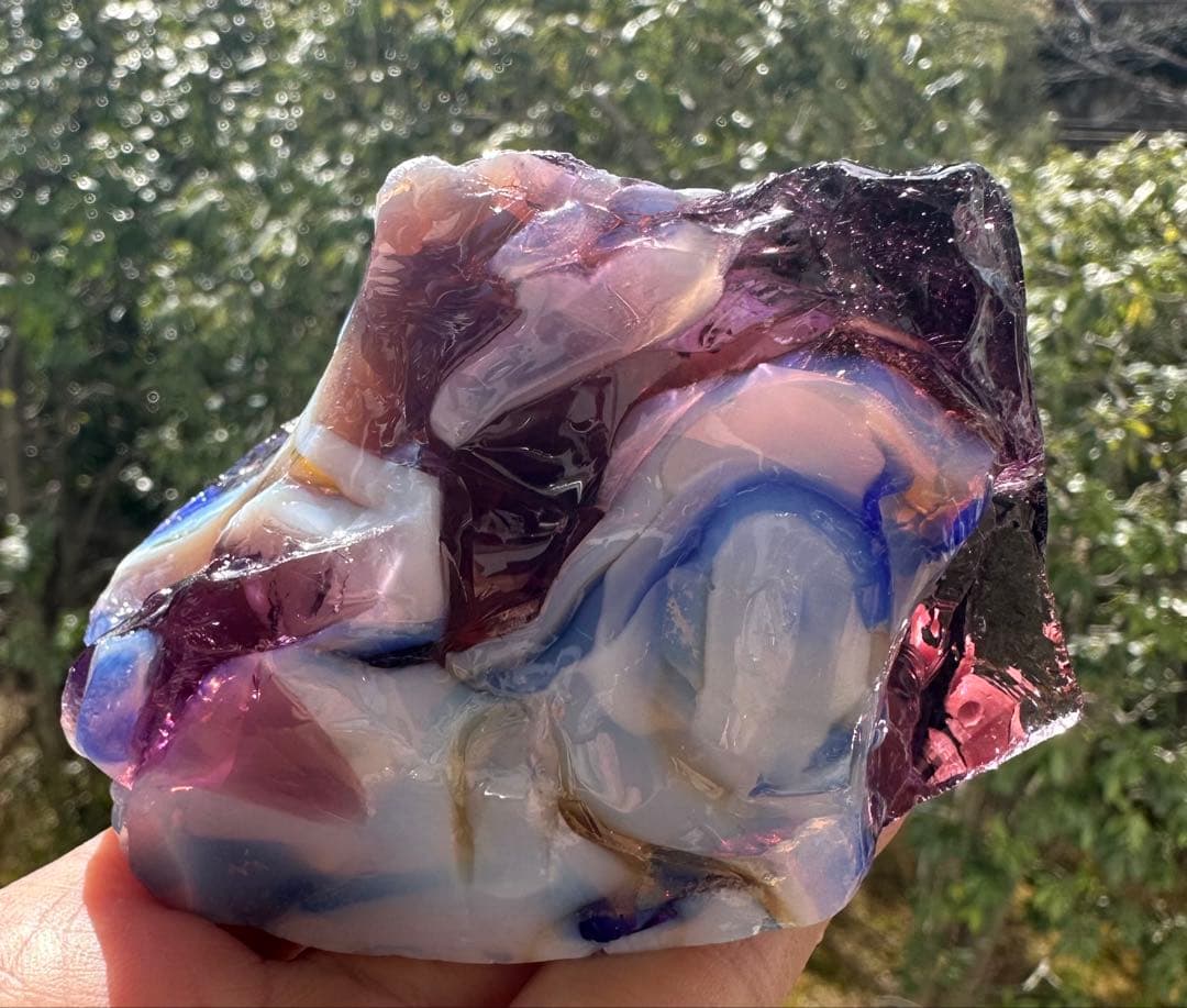 レアシエラネバダアンダラクリスタル原石高次元 マルチカラー