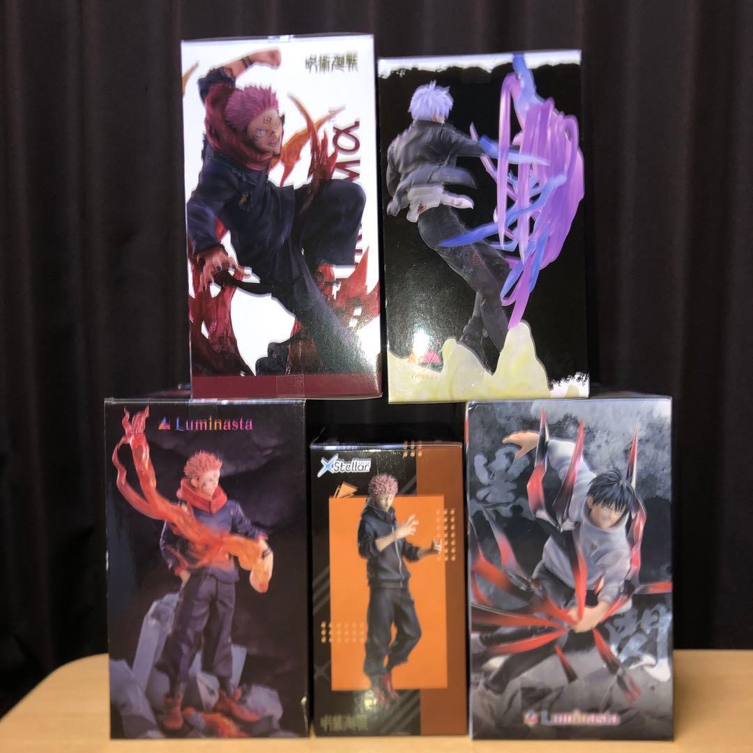 呪術廻戦 Luminasta 宿儺「︎」「開」・五条悟 虚式「茈」セット 呪術