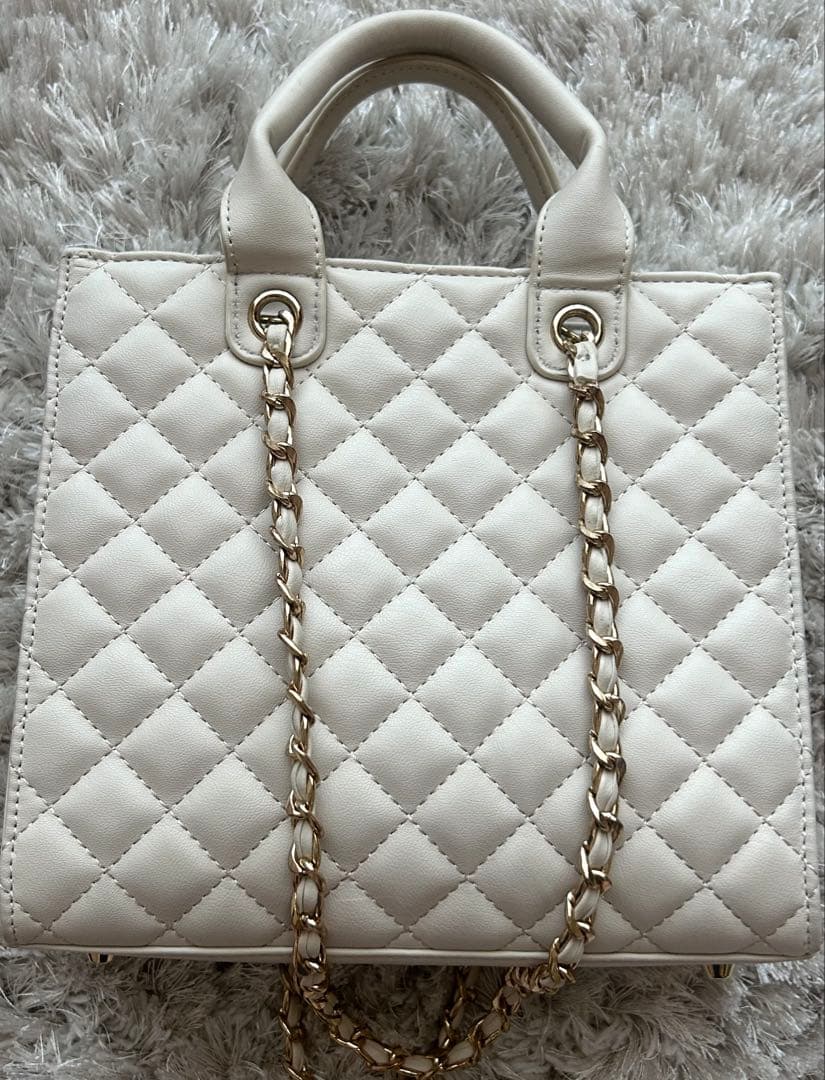 【に】Darich DDモチーフスクエアバッグ アイボリー IVO