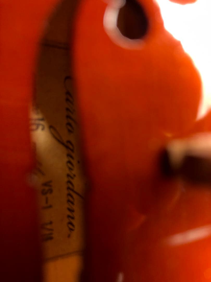 【駒&魂柱調整済】カルロジョルダーノ分数バイオリン VS-1 1/16