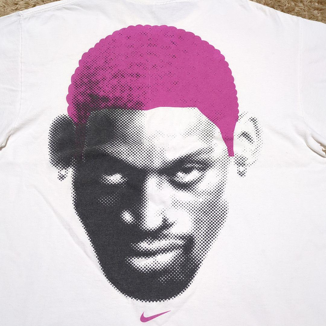 NIKEデニスロッドマンTシャツ90年代ピンク NBA デニス・ロッドマン T