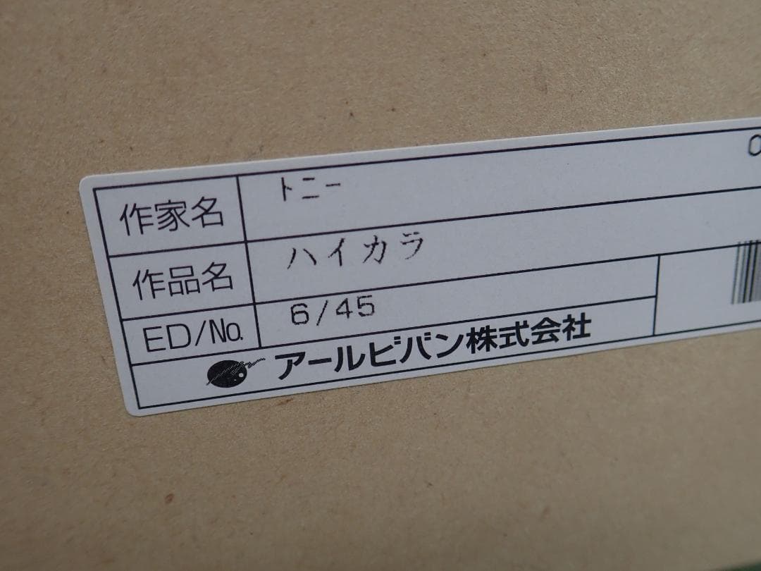 ㉔新品・保証書付 Tony トニー「ハイカラ」ミクスドメディア アールビバン