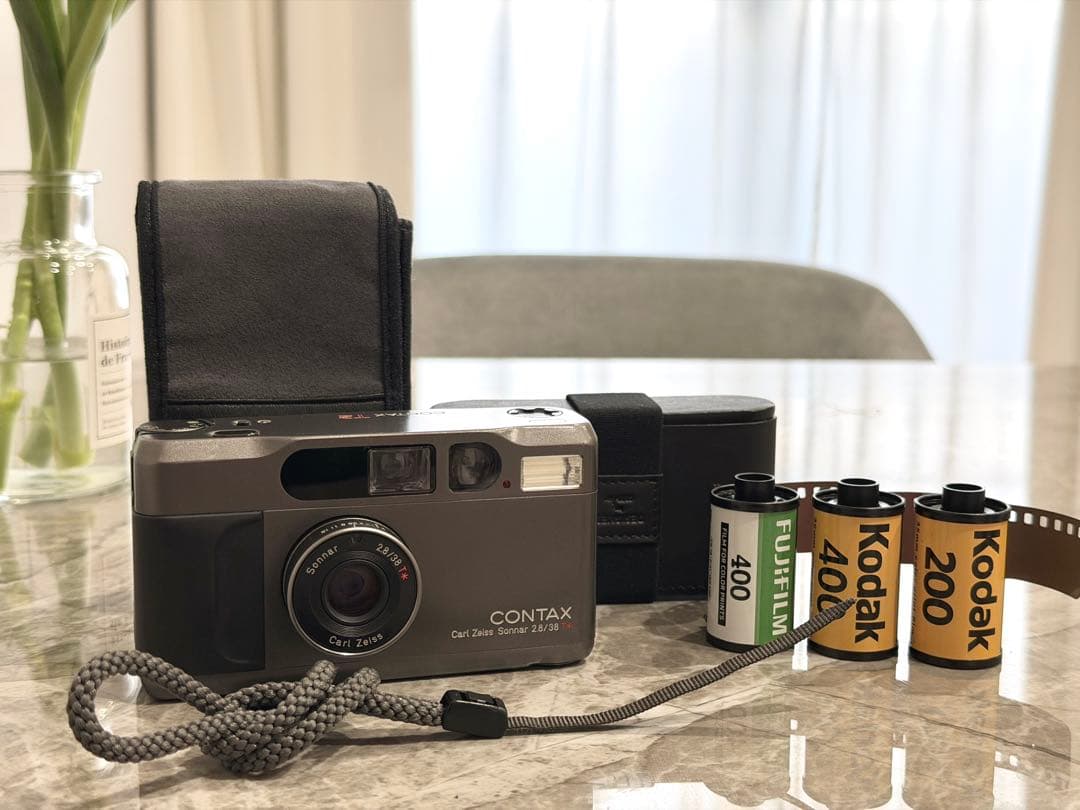 動作確認済 CONTAX T2 Titan Black チタンブラック Yahoo!オークション -「contax t2 チタンブラック」の落札相場・落札価格