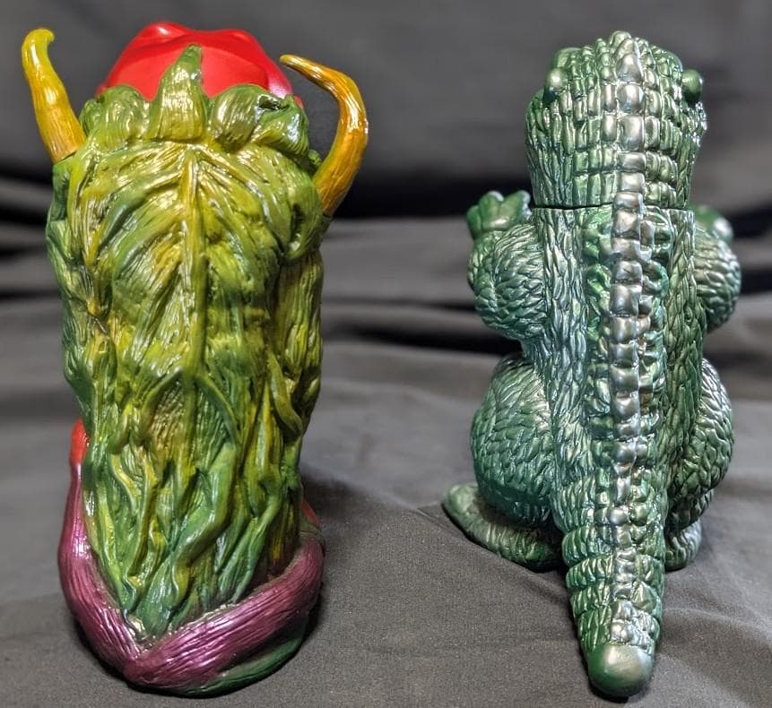 ゴジラ＆ビオランテ（トイパイレーツ）怪獣プロジェクトNR ソフビ2体