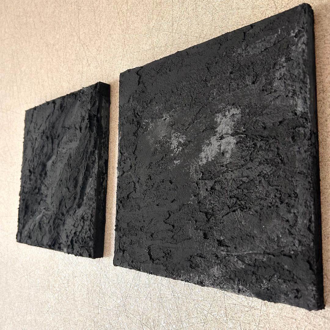 【Japanese Art Panel】和モダン 漆喰　アートパネル　3枚組