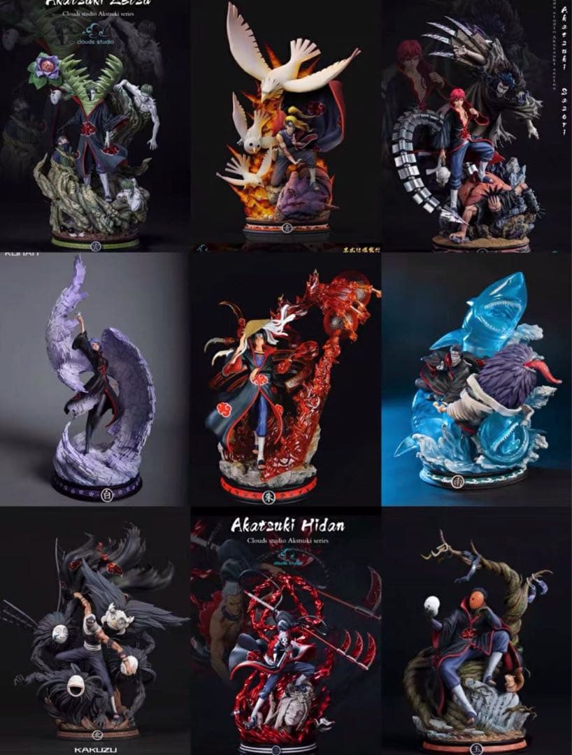 NARUTO ナルト うちはイタチ 1/8 ガレージキット ガレキ スタチュー①