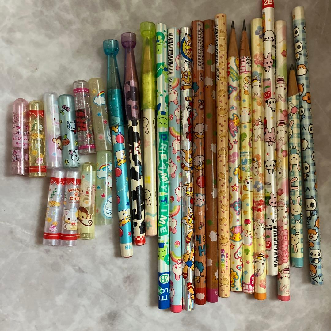 平成レトロ 鉛筆 キャップセット 平成 鉛筆