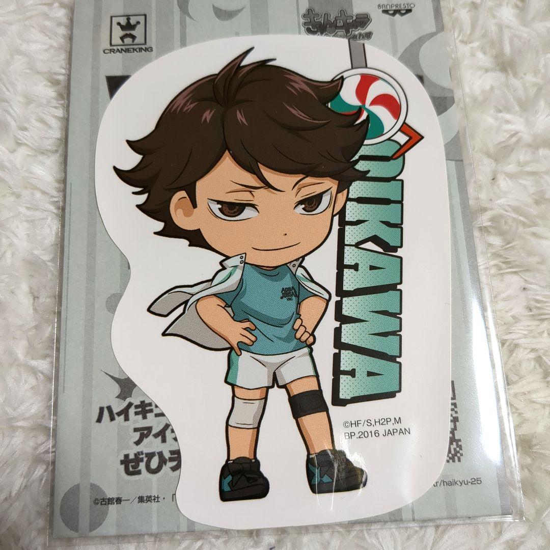 ハイキュー!! JWORLD 缶バッジ きゅんキャラステッカー 及川 - メルカリ