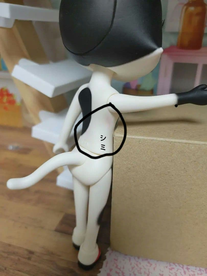 猫キャラクター 着物 フィギュアきせかえ人形 DOLL ニッキ　着物　セキグチ