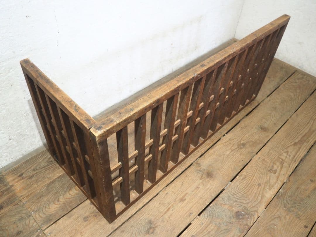 1401 アンティーク 帳場格子 間仕切り 衝立 結界 骨董 レトロ オブジェ