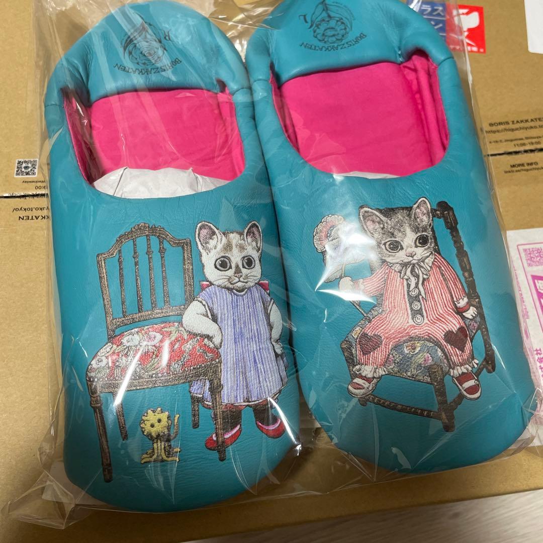 ヒグチユウコ ボリス雑貨店 Antique Chairs ルームシューズ - メルカリ