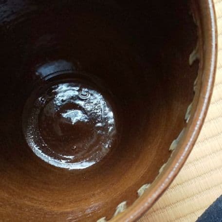 A9 茶道 高取焼水指 ( 高取貴恵造 )