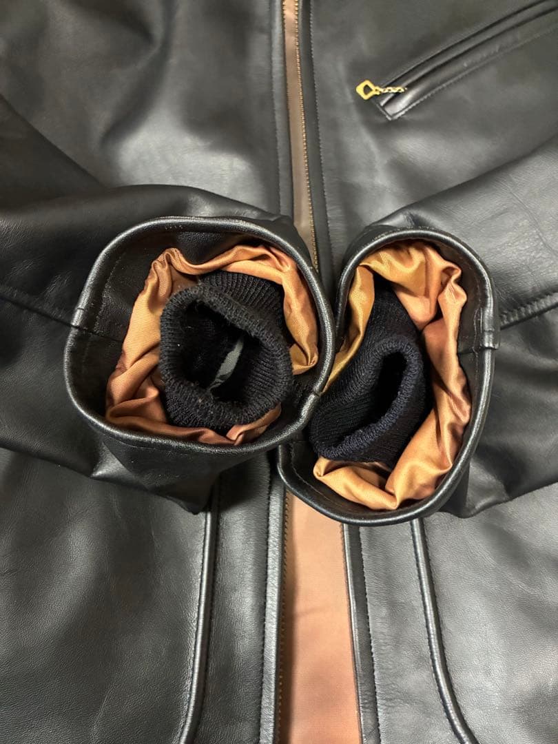 Indian インディアンモーターサイクルライダース馬革ブラック40