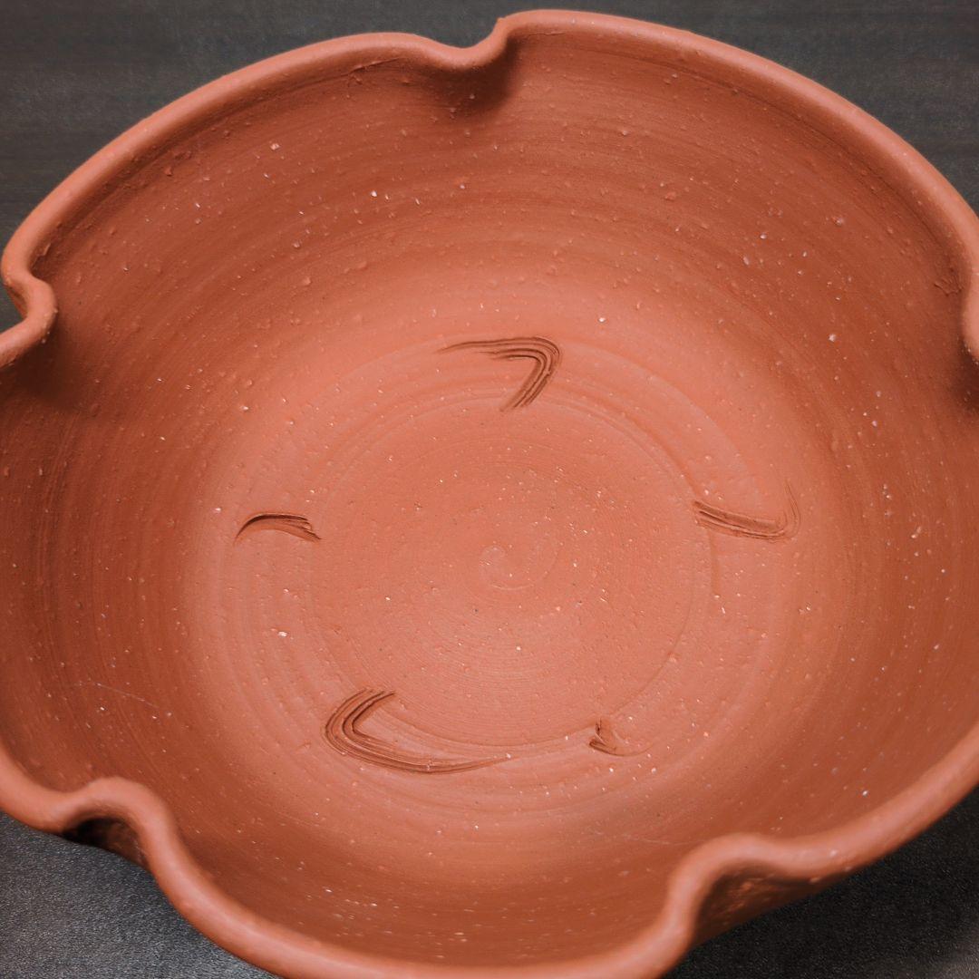 山田想 作 常滑焼 朱泥 鉢 二点セット