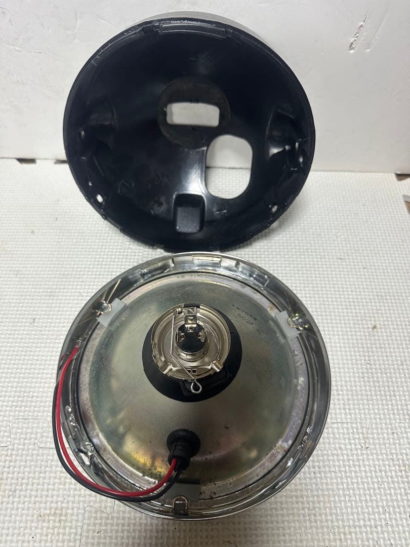 当時物IPF凹みレンズ付きヘッドライトASSY/シビエマーシャルCIBIE