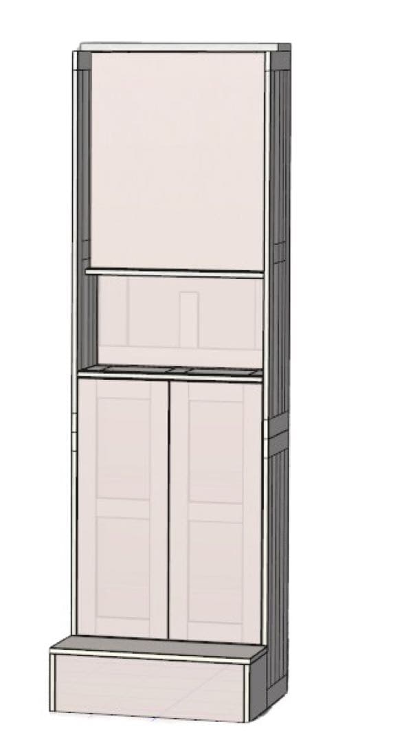 オーダーメイド　ダーツ台　収納スペース付き【引き取り限定】