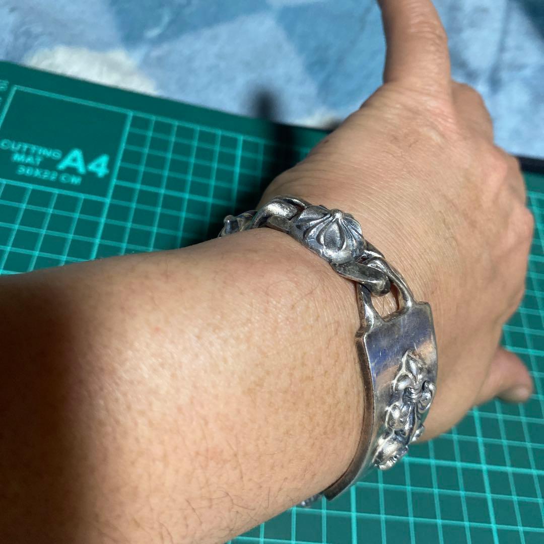 すごく対応　950 バングル　ユリクロス柄　ch ブレスレット