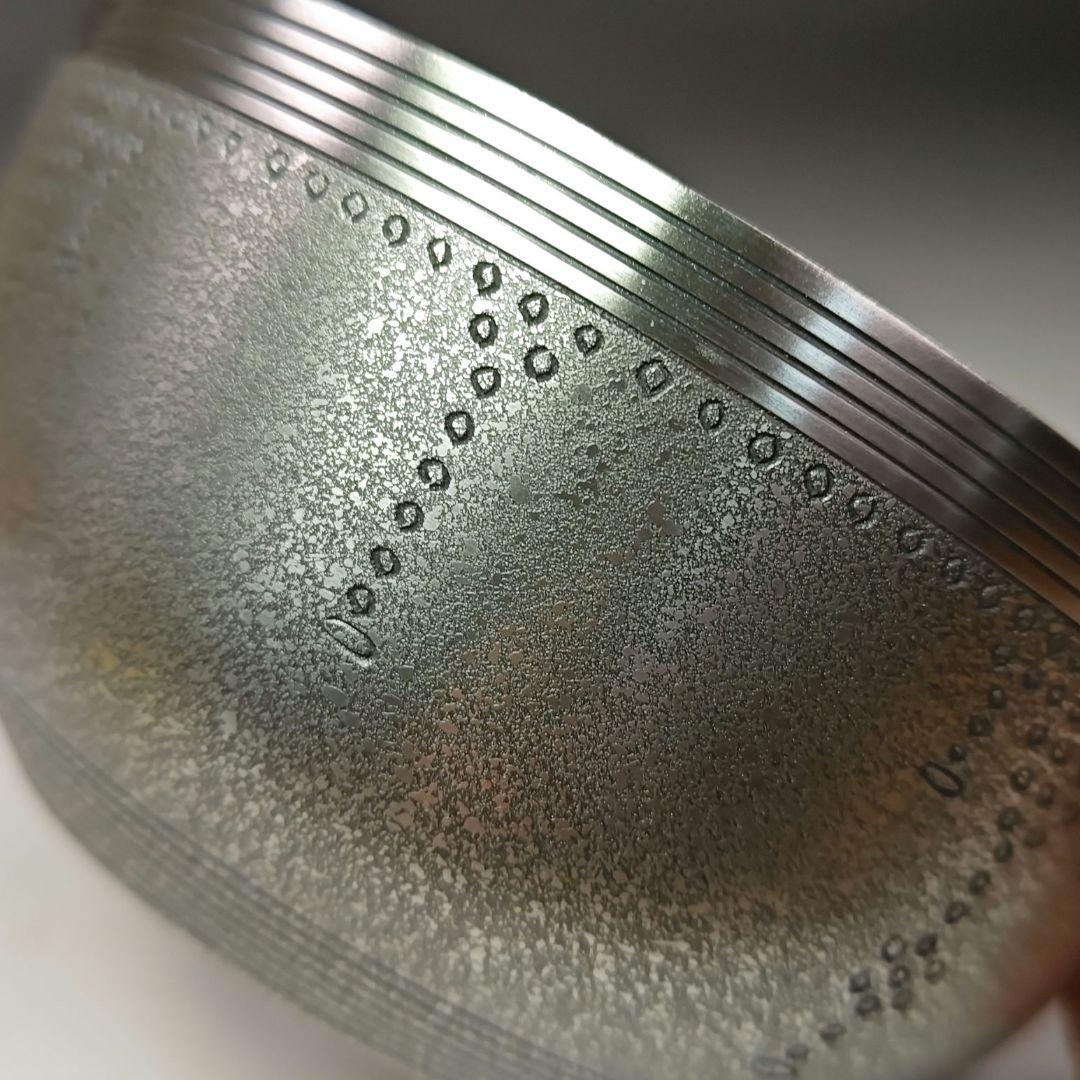 イ551 建水『金谷宗林』『瓔珞彫　建水　白銅製　共箱』茶道具