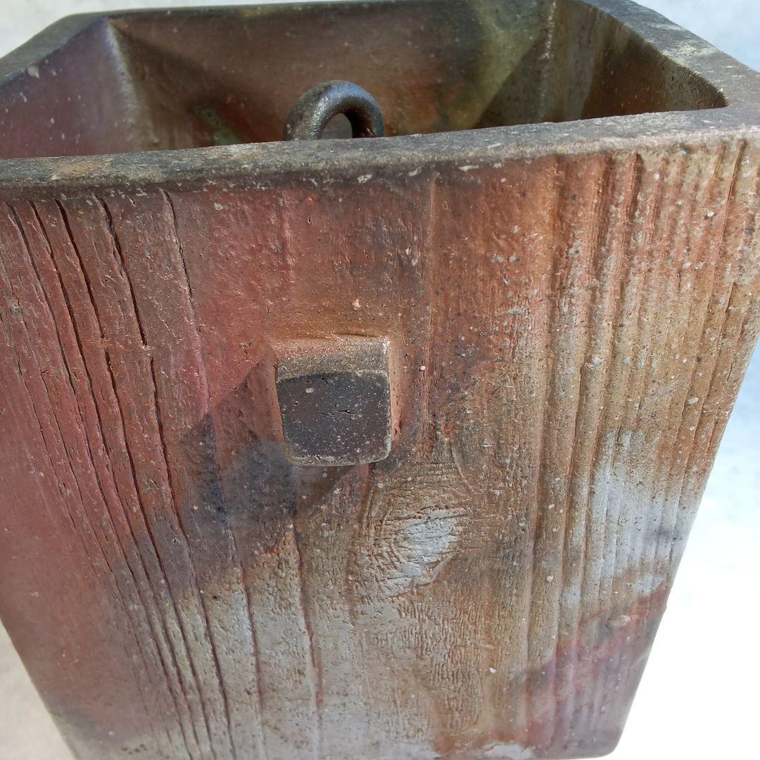 備前焼作家・小山一草【備前　釣瓶花入】