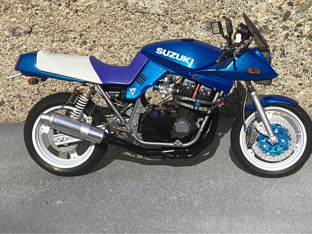 バイクプラモデル　族車　タミヤ1/12 スズキカタナ(ジャンク品)