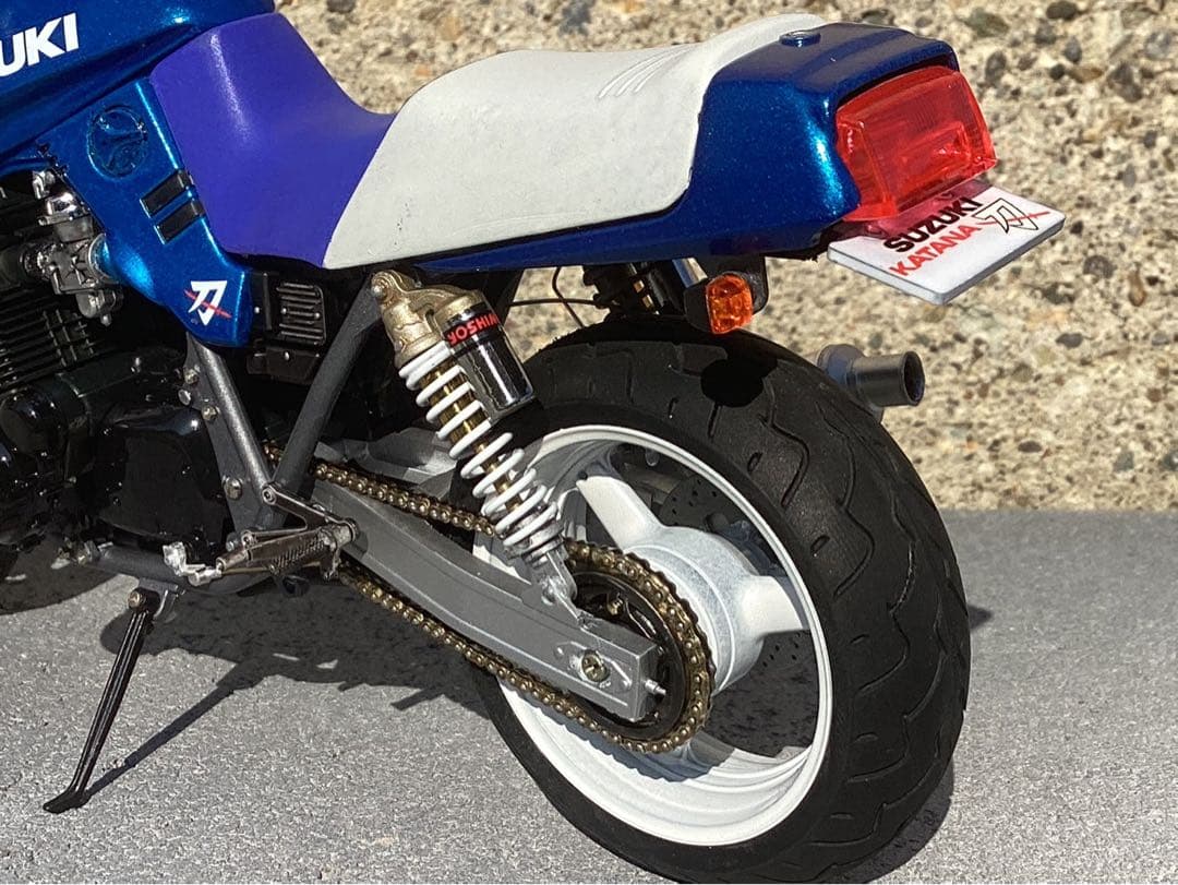 バイクプラモデル　族車　タミヤ1/12 スズキカタナ(ジャンク品)