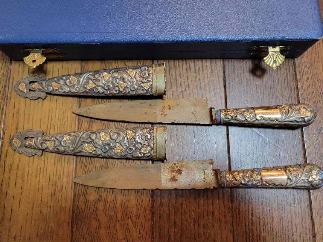 【2本】アルゼンチン ヴィンテージ la Movedira社製 ガウチョナイフ