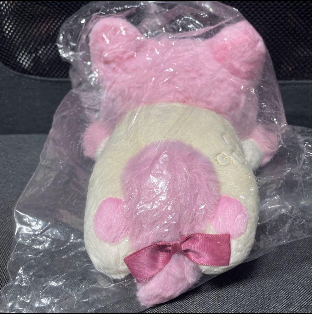 リラックマ ストロベリーキャット ぴょこぴょこ抱きぐるみ　コリラックマ　ネコ