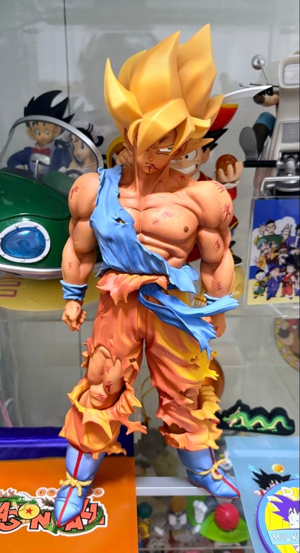 リペイント 二次元彩色 ドラゴンボール 超サイヤ人孫悟空 2D イラスト