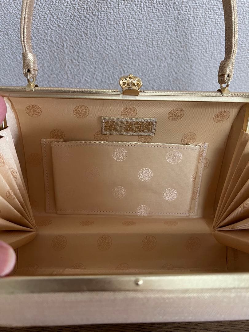 留め袖用バッグと草履、扇子セット　結婚式