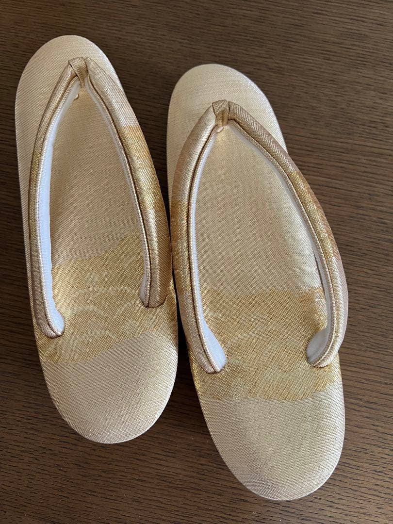 留め袖用バッグと草履、扇子セット　結婚式